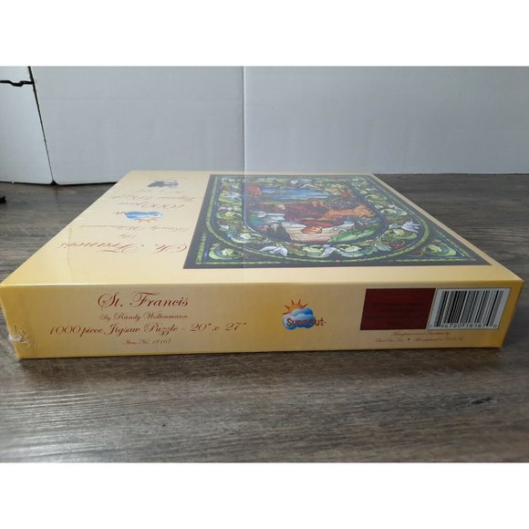 St. Francis 1000 pc Jigsaw Puzzle 20 x 27  sunsout - Picture 3 of 3
